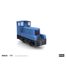 Model lokomotivy BNE50 (Gebuska) v měřítku 1:120 (TT)