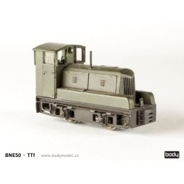 Model lokomotivy BNE50 (Gebuska) v měřítku 1:120 (TT)