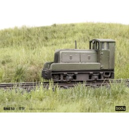 Model lokomotivy BNE50 (Gebuska) v měřítku 1:120 (TT)
