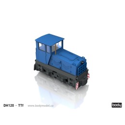 Model lokomotivyDH120 v měřítku 1:120 (TTf)