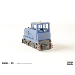 Model lokomotivyDH120 v měřítku 1:120 (TTf)