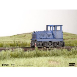 Model lokomotivyDH120 v měřítku 1:120 (TTf)