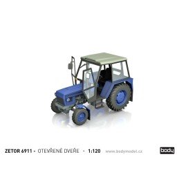 Stavebnice Zetrou 6911 / 6945 s otevřenými dveřmi v měřítku 1:120 (TT)