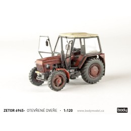 Stavebnice Zetrou 6911 / 6945 s otevřenými dveřmi v měřítku 1:120 (TT)