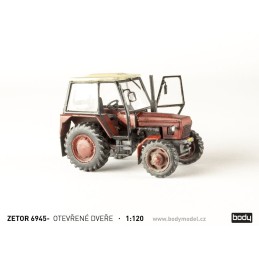 Stavebnice Zetrou 6911 / 6945 s otevřenými dveřmi v měřítku 1:120 (TT)