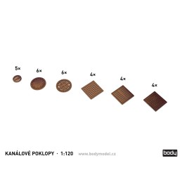 Kanálové poklopy 1:120