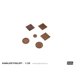 Kanálové poklopy 1:120