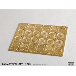 Kanálové poklopy 1:120