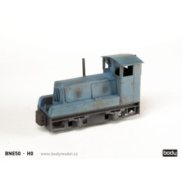 Model lokomotivy BNE50 (Gebuska) v měřítku 1:87