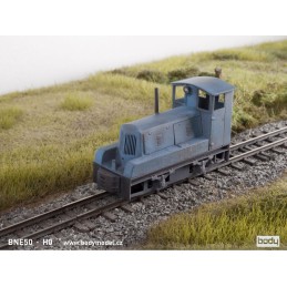 Model lokomotivy BNE50 (Gebuska) v měřítku 1:87