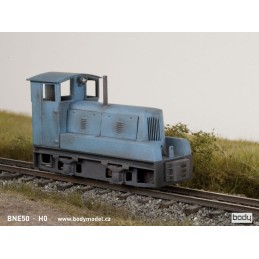 Model lokomotivy BNE50 (Gebuska) v měřítku 1:87