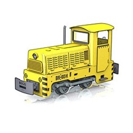 Model lokomotivy BN60H v měřítku 1:120 (TT)