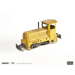 Model lokomotivy BN60H v měřítku 1:120 (TT)