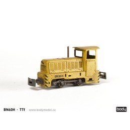 Model lokomotivy BN60H v měřítku 1:120 (TT)