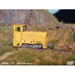 Model lokomotivy BN60H v měřítku 1:120 (TT)