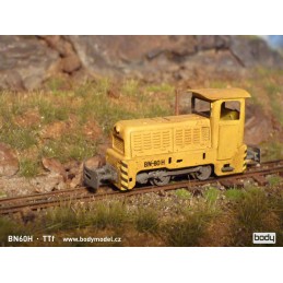 Model lokomotivy BN60H v měřítku 1:120 (TT)