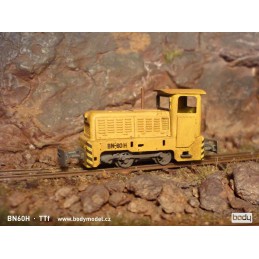 Model lokomotivy BN60H v měřítku 1:120 (TT)