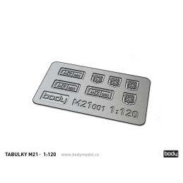Tabulky M21