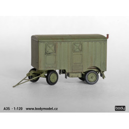Bausatz für den Wohnwagen A3S im Maßstab 1:120 (TT)