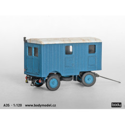 Bausatz für den Wohnwagen A3S im Maßstab 1:120 (TT)