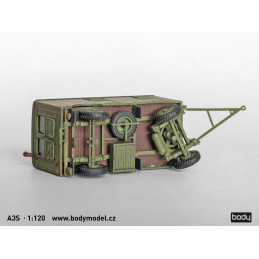 Bausatz für den Wohnwagen A3S im Maßstab 1:120 (TT)