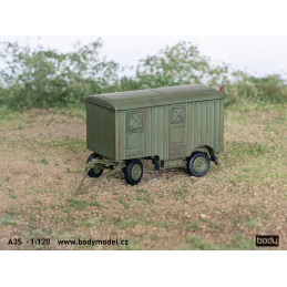 Bausatz für den Wohnwagen A3S im Maßstab 1:120 (TT)